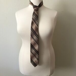 vintage diagonal pattern tie